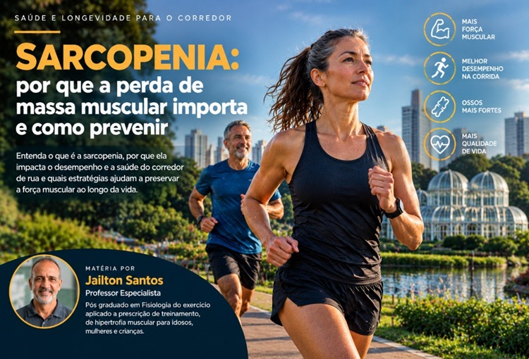 Sarcopenia e corrida: por que o treinamento de força é essencial para preservar músculos, desempenho e independência